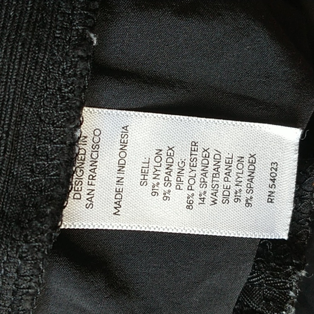 Athleta Brooklyn Luxe Ankle Pant Joggers Side Stripe Black (sz. 6) - Picture 4 of 7